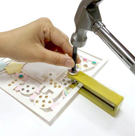 DIY nailheads for bedazzeling